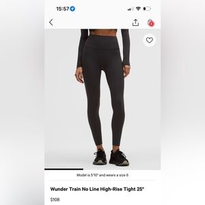 Lululemon Athletica High-Rise Leggings